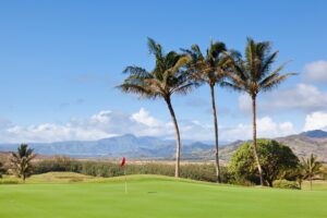 Golf course on Kauaʻi. Photo by Shutterstock.