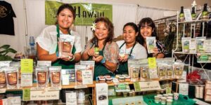 women at a craft fair