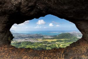 Pali Puka Lookout, Oahu Hawaii