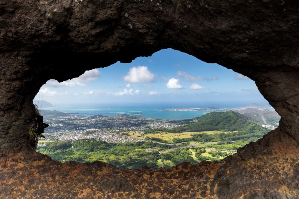 Pali Puka Lookout, Oahu Hawaii